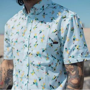 RSVLTS bird of paradise shirt large